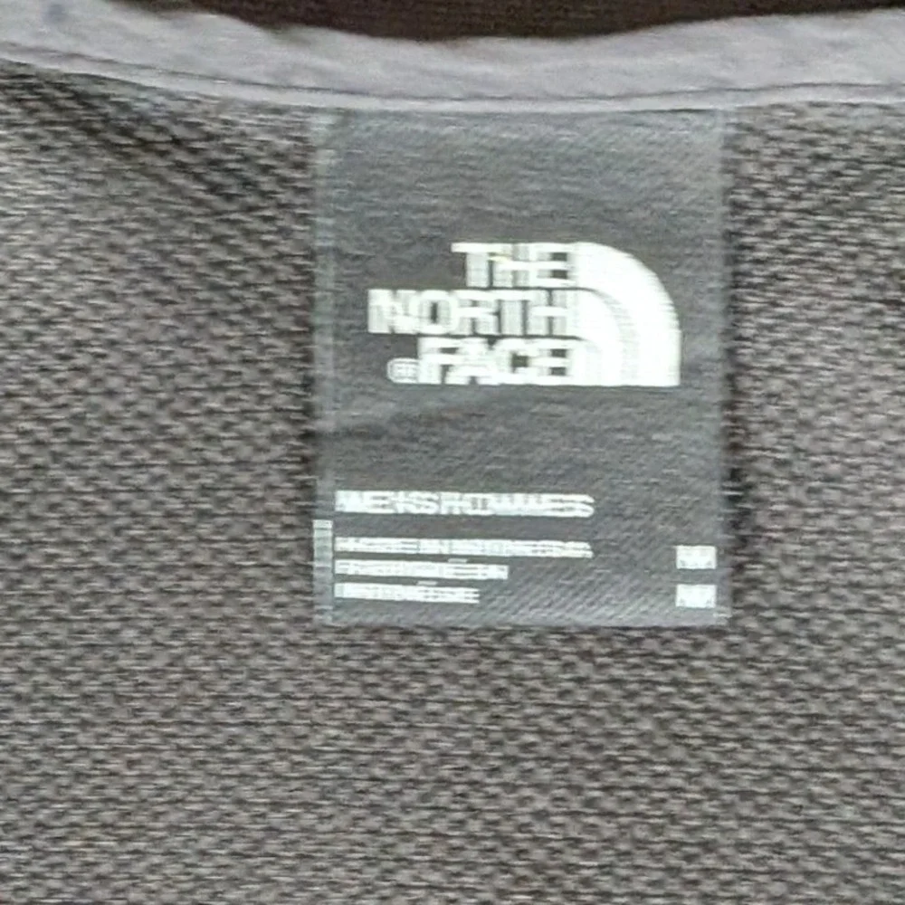 The North Face Mens Black Grey Colorblock Hooded Windbreaker Jacket Full Zip